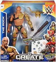 Generally wwe figures come with three types of torsos: Action Figures Wwe Mattel Super Showdown Figure The Rock Toys Hobbies