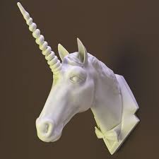 3d Model Unicorn Horse Decor Wall 3d Model In 2020 Horse Decor 3d Models For Printing Unicorn Horse