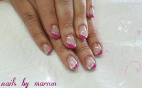 Gelnails Gelnagel French Nageldesign Nailart Glitzer Glitter Pink Silber Weiss Nageldesign Nailart Nagelstudio Nageldesign Nagelstudio Nagel Sommer