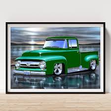 Image result for Green 1956 Truck