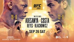 Ufc fight night 26 took place saturday, august 17, 2013 with 13 fights at td garden in. Ufc 253 Live Stream How To Watch Ufc Fight Island Adesanya Vs Costa Preview Fight Card