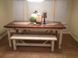 Fabulous Kitchen Table With Bench Decor Ideas Kitchen Table Bench Country Kitchen Tables Farm Style Kitchen
