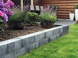 stapelblokken tuin linia antraciet zwart strak 15 x 15 x 60 cm populair tuin verhoogde tuinen border tuin