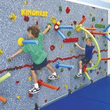 Climbing Wall Challenge Course Kletterwand Kinder Sandkasten Klettern Kinderzimmer