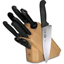 These Knives Are Specially Ground And Tempered So That They Can Be Re Sharpened Over And Over Again Keeping A Sh Knife Set Kitchen Knife Block Set Knife Block