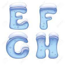 It may be the second most common letter in english, but the letter a doesn't appear in any number smaller than one thousand. Vector Image Of Ice Alphabet Capital Letters Under Snow Royalty Free Cliparts Vectors And Stock Illustration Image 16415542