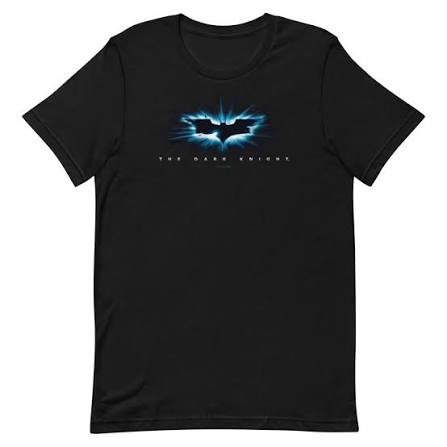 THE DARK KNIGHT Logo T-shirt Black / L