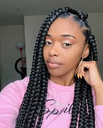 Yasss A Bombshell With Braids Follow Africansbraid Longhair Lon Box Braids Hairstyles For Black Women Braided Hairstyles Big Box Braids Hairstyles