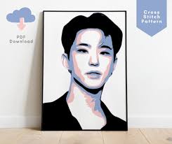 Buy Kpop Seventeen Hoshi Cross Stitch Pattern, Seventeen Hoshi PDF Pattern,  Kpop Seventeen Merch, SVT Merch, SVT Hoshi Gift, Svt Gift Online in India