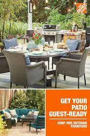 Take Outdoor Entertainment To A New Level With Seating For Everyone From The Home Depot Opt For Beautiful Outdoor Furniture Outdoor Rooms Outdoor Patio Space
