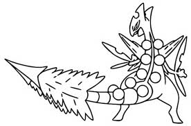 You can download and print this mega blaziken from pokemon coloring pages,then color it with your kids or share with your friends. Coloring Page Mega Evolved Pokemon Mega Sceptile 254 254