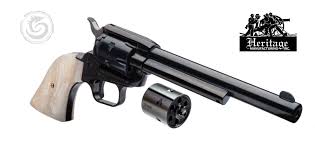 Fits the small bore (.22lr and.22 mag) 6 and 9 shot heritage rough rider models. Heritage Rough Rider 22 Lr Wmr 6 5 Barrel White Pearl Tenda Canada