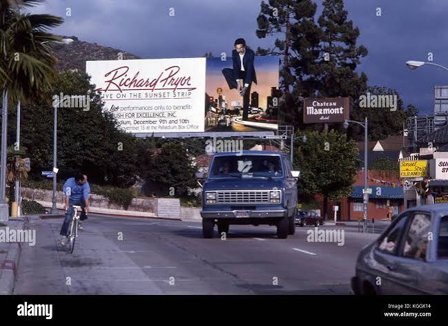Richard Pryor billboard on the Sunset Strip circa 1982 Stock Photo - Alamy