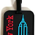 Landmark Black 3-D Luggage Tag