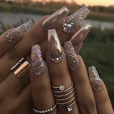 These amazing gold nail art ideas with rhinestones will make your nails stand out from the herd. Golden Nail Design Nail Art Designs 2020