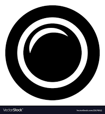Camera Lens Photo Equipment Icon Black Color Vector Illustration Flat Style Simple Image Download A Free Previ Lens Logo Graphic Design Logo Photography Logos