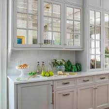 mirrored kitchen cabinet doors design ideas