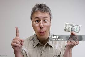 Only One Dollar Stock Photo