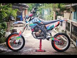 Halo moladiners.modifikasi kawasaki klx 150 ini buat dengan berbagai paduan part dari honda crf 230 dan kawasaki klx. Contoh Modifikasi Kawasaki Klx 150 Jadi Supermoto Keren Youtube