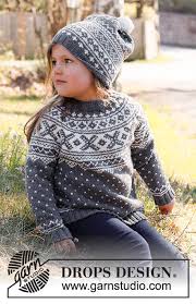 First time using the double knitting technique though so it took longer than expected! North Star Drops Children 37 1 Free Knitting Patterns By Drops Design