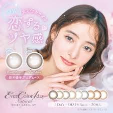 EverColor 1 Day Natural Moist Label UV Chiffon Brown Contact Lenses 20–  Trendy Sweet Shop