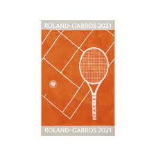 La fft a choisi de confier la conception de l'affiche du tournoi 2021 au jeune peintre figuratif français, jean claracq. Serviette Joueuse Roland Garros 2021 Terre Battue Roland Garros Boutique