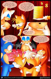 absurd res anal anthro being watched comic detailed background  english text female fire conejo group group sex hi res humor knuckles the  echidna looking at another male malemale oral