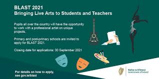This is the updated list! Blast Arts In Education Residency Initiative For Primary Post Primary Schools 2021 Laois Education Centre Cpd Courses