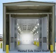 Outdoor Rated Truck & Large Equipment Paint Booths | Marathon