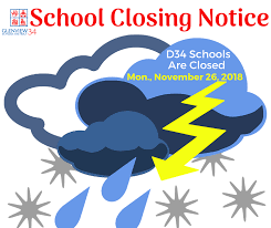 Are schools closed from next week? Schools Are Closed Tomorrow Glenview School District 34 Facebook