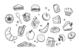 Lunch Time Food Doodles Food Doodles Doodles Simple Doodles