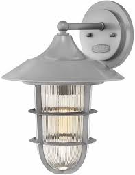 Hinkley 2484he Marina Nautical Hematite Outdoor Lighting Wall Sconce Hin 2484he