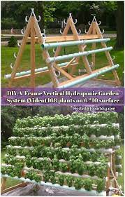 Diy A Frame Vertical Hydroponic System Garden Hydroponics Diy Hydroponics Hydroponic Gardening