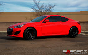 Genesis motor, luxury vehicle division of hyundai, with the marque name coming from the hyundai genesis. Hyundai Genesis Coupe Wheels Custom Rim And Tire Packages