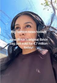 Who Bought Original Birkin Bag