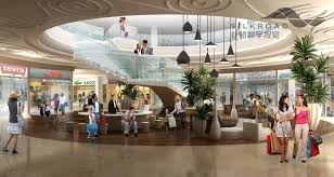 Shoping Mall Interior Rendering From Silkroad Shopping Mall Interior Commercial Interior Design Interior Rendering