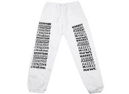 However, in its latest collection, the contemporary streetwear brand takes a different. Chinatown Market Stacked Logo Sweatpants Oneness Boutique