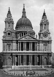 Saint Paul S Cathedral In London New Design By Christopher Wren Postcard Cathedral French Gothic Architecture