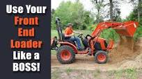 How to grade dirt with your front end loader and compact tractor. #53