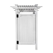 Zippity Outdoor Products 7 395 Ft X 3 Ft Vinyl Hampton Premium Outdoor Shower Enclosure Kit Unassembled 3 Box Unit Zp19009 The Home Depot In 2020 Outdoor Shower Kits Outdoor Shower Enclosure Shower Enclosure Kit