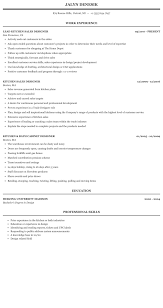 Resume templates find the perfect resume template. Kitchen Designer Resume Sample Mintresume