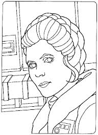 Here is the coloring page of a beautiful princess celebrating valentine's day. Princess Leia Coloring Pages Coloring And Drawing