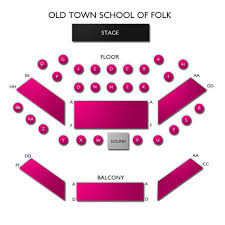Old Town School Of Folk 2019 Seating Chart
