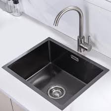 lomazoo spoelbak zwart antraciet 40x40 spoelbak keuken spoelbakken keuken keuken wasbak spoelbak wasbakken