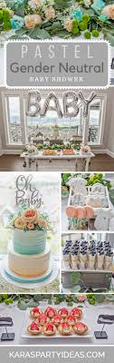 Here are unique ideas she'll love. Kara S Party Ideas Pastel Gender Neutral Baby Shower Kara S Party Ideas