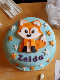 Fox Cake Paityn S Birthday Fox Cake Boy Birthday Cake 1st Birthday Cake