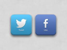 Social Buttons Fribly Social Media Icons Buttons Graphic Printables