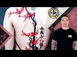 Cherry blossom tree has their branches with a full bunch of flowers and they will be usually designed in dark black color ink and the flowers are colored with blossoms. Cherry Blossom Tattoo The Meanings And Designs The Skull And Sword