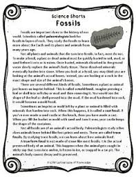 This Easy To Read One Page Passage All About Fossils Is Perfect For 4th Gra Fossils Reading Comprehension Reading Comprehension Passages Reading Comprehension