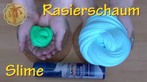 Schleim mit rasierschaum und schleim mit duschgel u. Slime Viel Und Wenig Rasierschaum Youtube